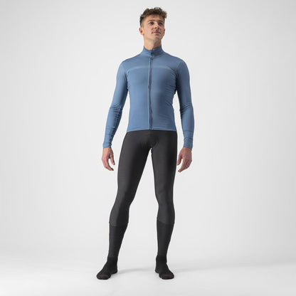 CASTELLI PRO THERMAL MID LS JERSEY STEEL BLUE