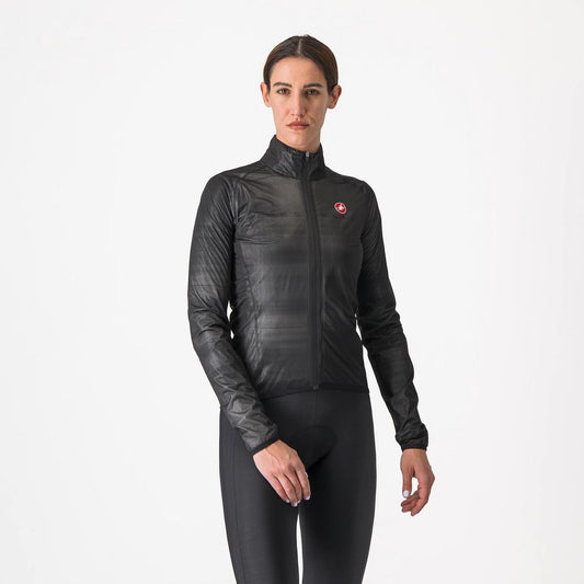 CASTELLI SQUALL SHELL W JACKET LIGHT BLACK/SILVER GRAY