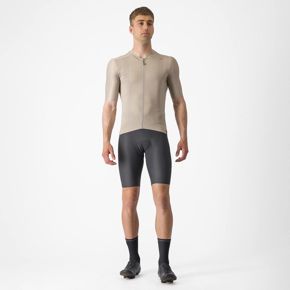 CASTELLI ESPRESSO JERSEY CLAY/BLACK