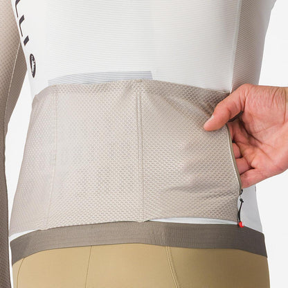 CASTELLI CORRETTO LS JERSEY IVORY/CLAY-BLACK