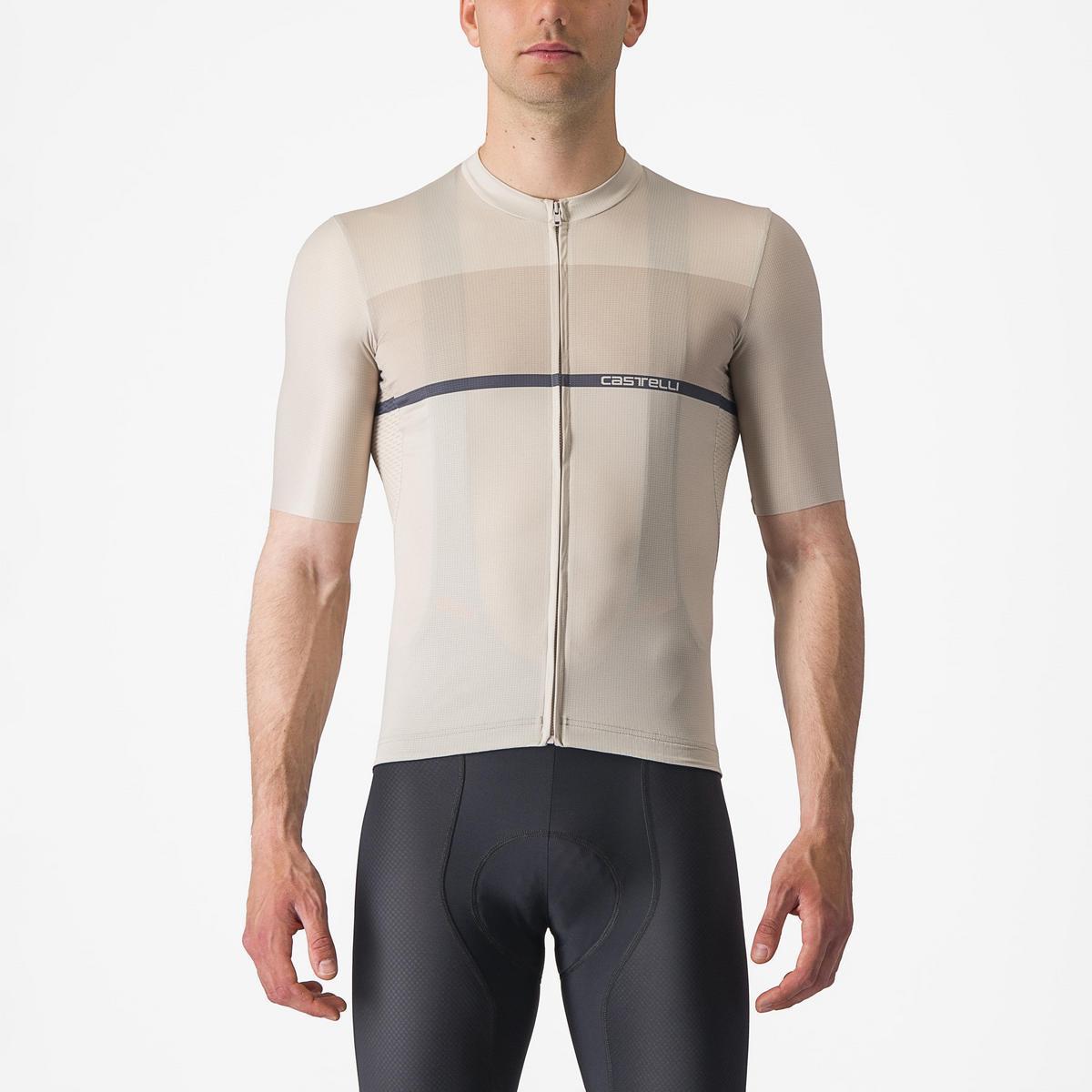 CASTELLI TRADIZIONE JERSEY SILVER MOON/CLAY-TWILIGHT BLUE