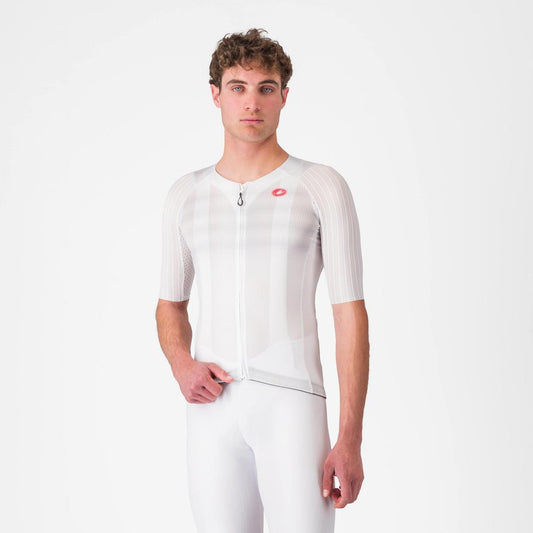 CASTELLI AERO RACE 8S JERSEY WHITE
