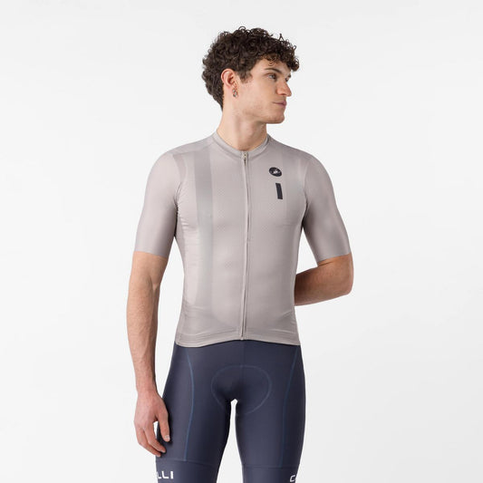CASTELLI DRITTONE LOGO JERSEY CLAY/BELGIAN BLUE