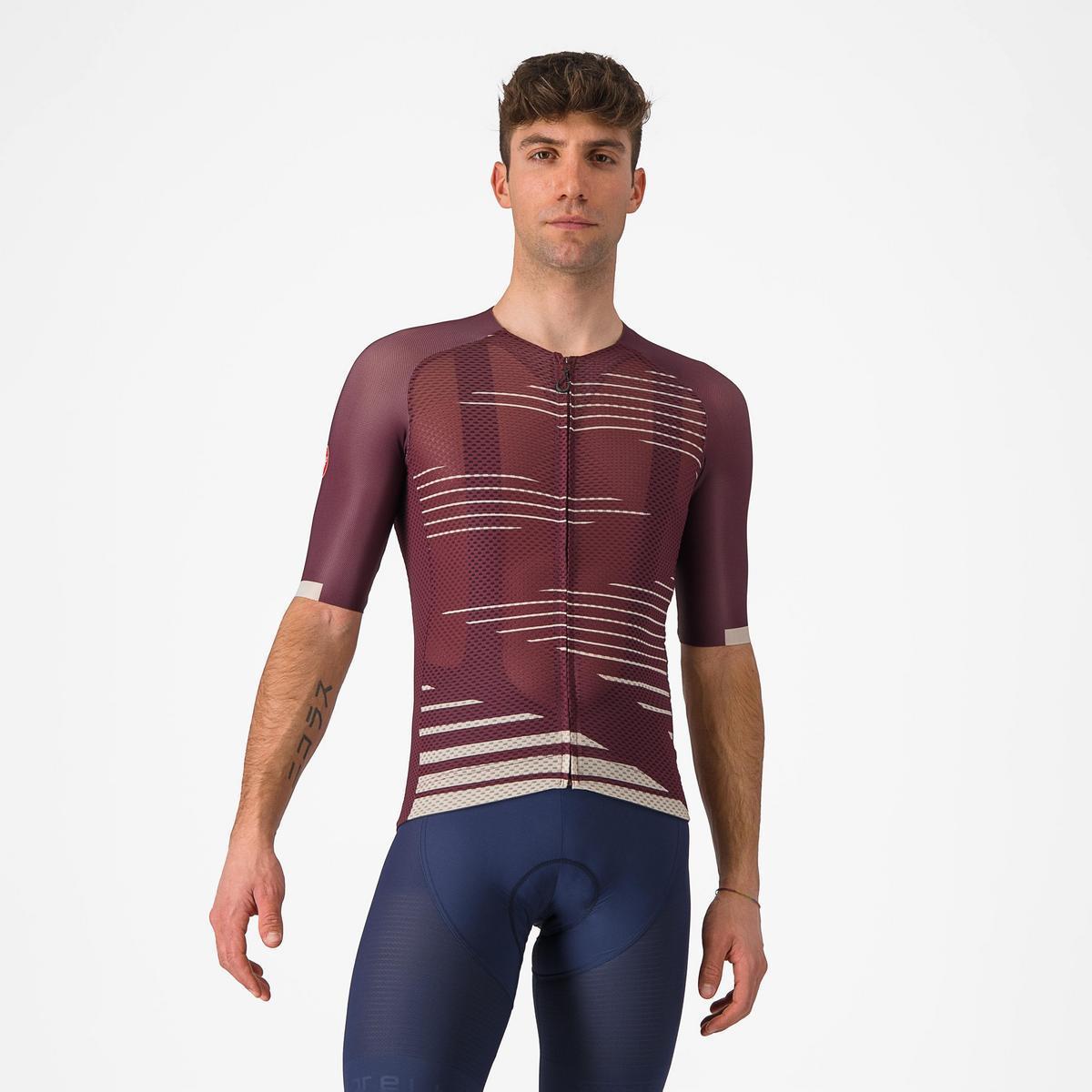 CASTELLI CLIMBER'S 4.0 JERSEY DEEP BORDEAUX/SILVER MOON