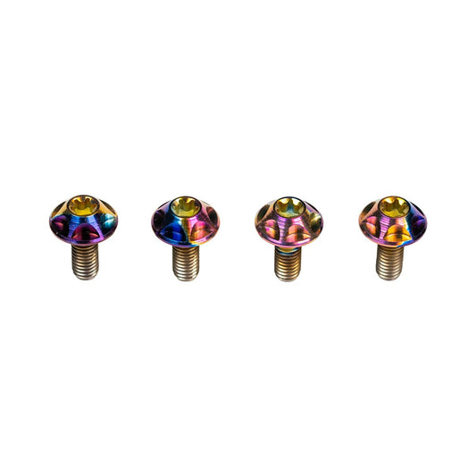 SILCA TITANIUM CAGE BOLTS RAINBOW ANO (PACK OF 4)