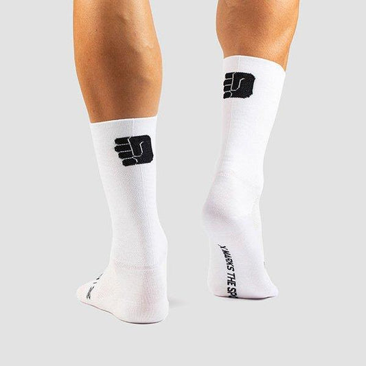 BURGH ROCK SOCK - WHITE