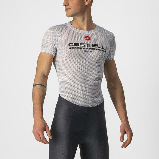 CASTELLI PRO MESH BL SHORT SLEEVE SILVER GREY