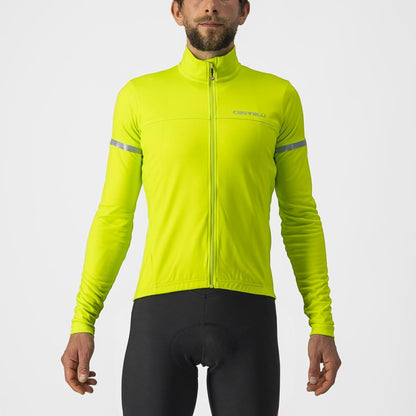 CASTELLI FONDO 2 JERSEY FZ ELECTRIC LIME/SILVER REFLEX