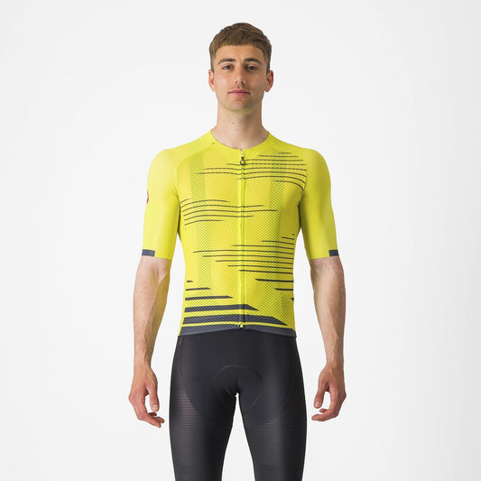 CASTELLI CLIMBER'S 4.0 JERSEY SULPHUR/TWILIGHT BLUE