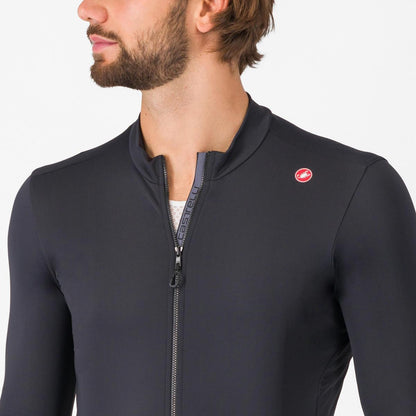 CASTELLI ESPRESSO THERMAL JERSEY LIGHT BLACK