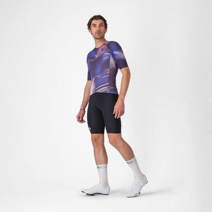 CASTELLI AERO RACE 8S JERSEY NIGHT SHADE/ROSA GIRO