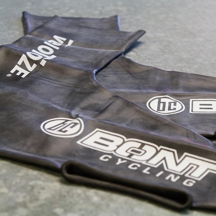 VELOTOZE SHOECOVER TALL BLACK BONT LOGO