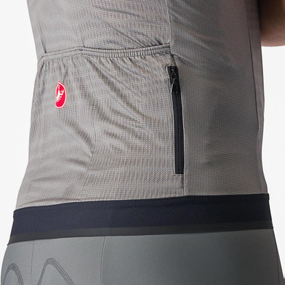 CASTELLI UNLIMITED ENDURANCE JERSEY GUNMETAL GRAY/CLAY