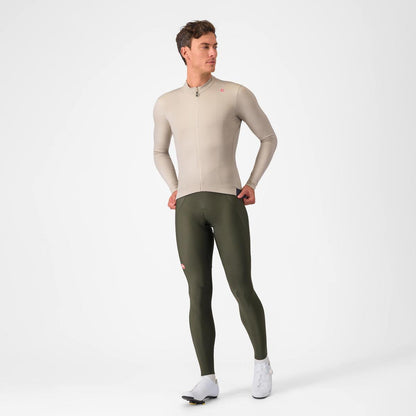 CASTELLI ESPRESSO THERMAL JERSEY CLAY/DARK GRAY