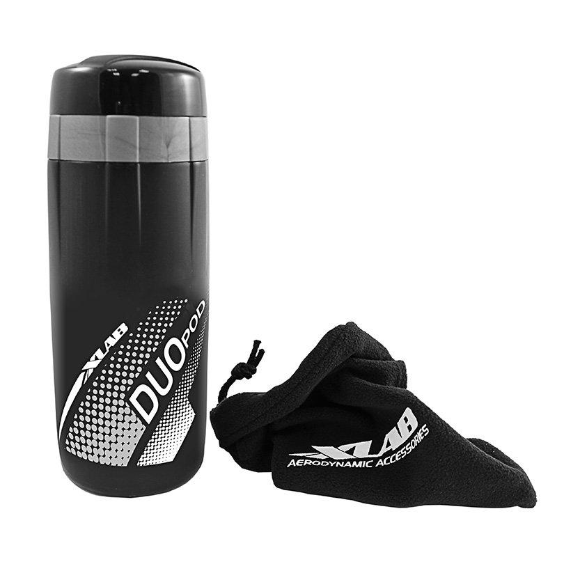 XLAB BOTTLE CAGE DUO POD BLACK