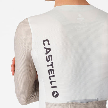 CASTELLI CORRETTO LS JERSEY IVORY/CLAY-BLACK