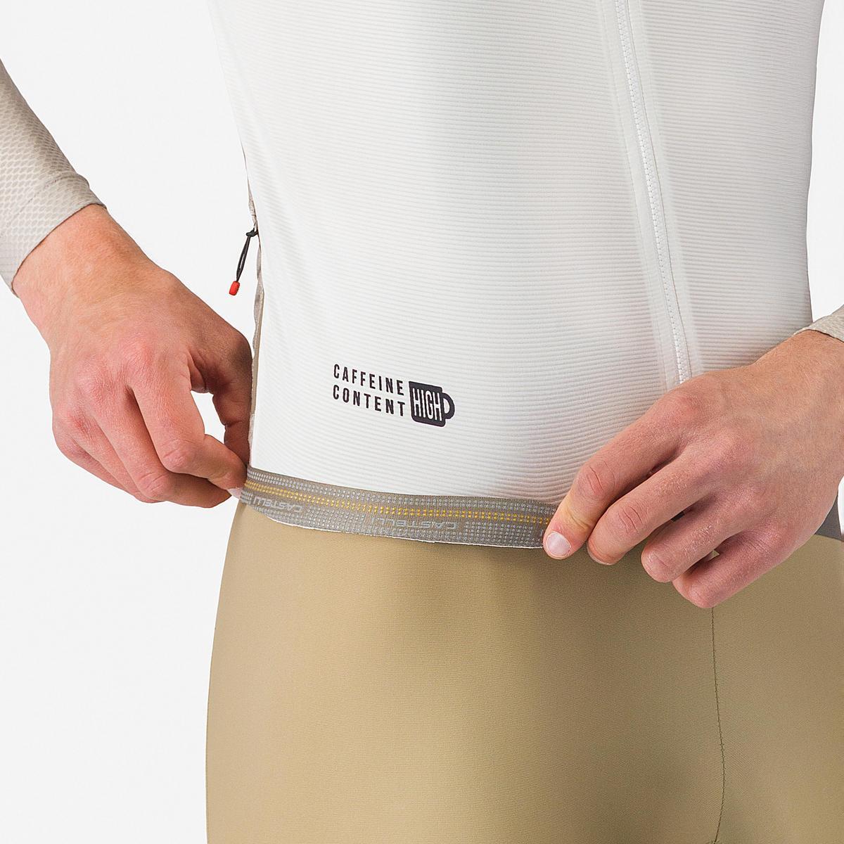 CASTELLI CORRETTO LS JERSEY IVORY/CLAY-BLACK
