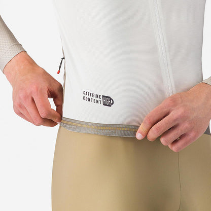 CASTELLI CORRETTO LS JERSEY IVORY/CLAY-BLACK