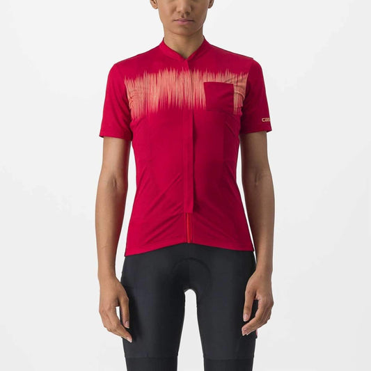 CASTELLI UNLIMITED SENTIERO 2 JERSEY DARK RED