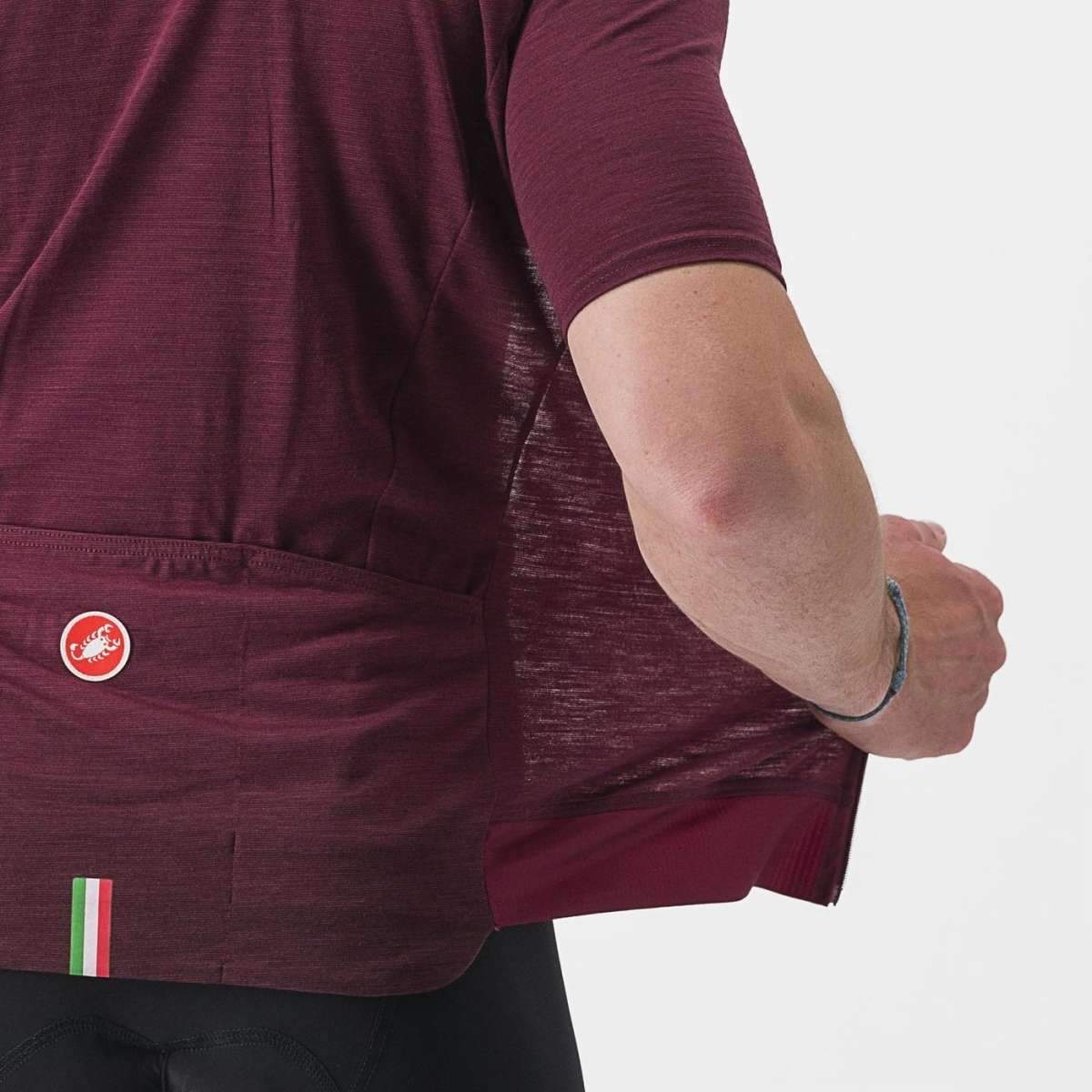 CASTELLI ESSENZA JERSEY BORDEAUX