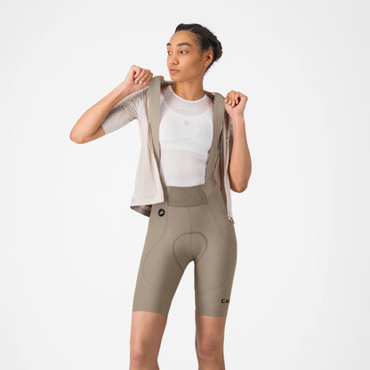 CASTELLI ESPRESSO 2 WOMENS DT BIBSHORT CLAY