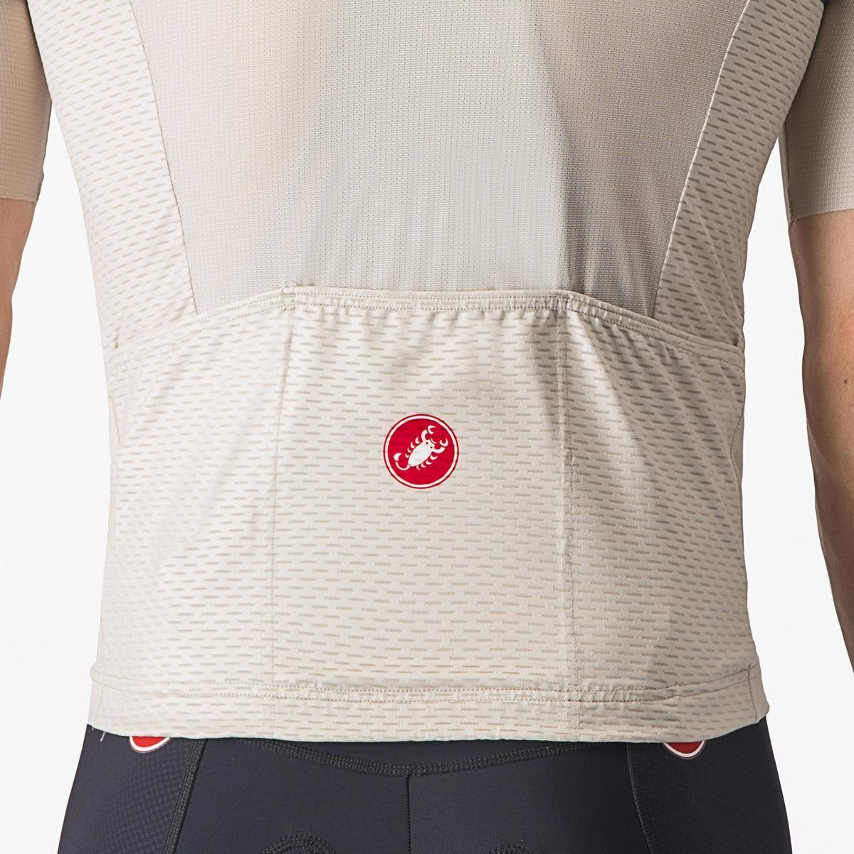 CASTELLI TRADIZIONE JERSEY SILVER MOON/CLAY-TWILIGHT BLUE