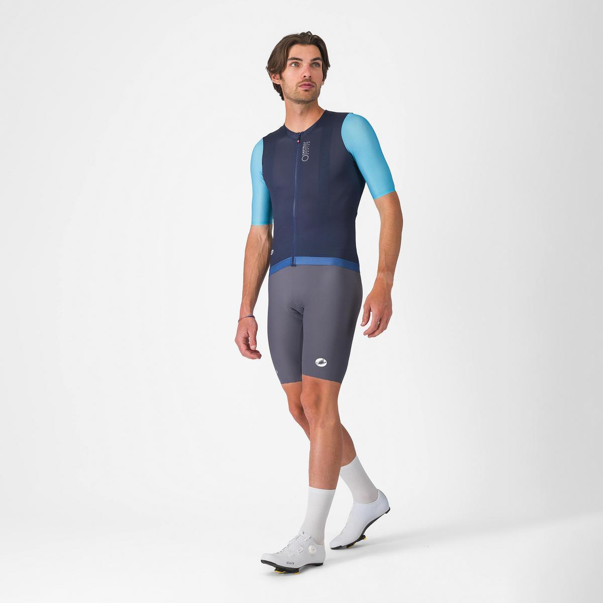 CASTELLI CORRETTO JERSEY BELGIAN BLUE/BLUE FIAMMA-WHITE