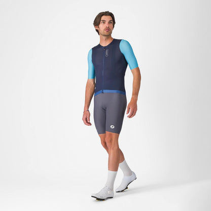 CASTELLI CORRETTO JERSEY BELGIAN BLUE/BLUE FIAMMA-WHITE