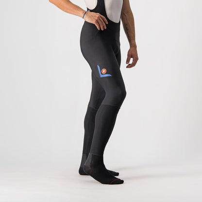 CASTELLI VELOCISSIMO 5 BIB TIGHT BLACK/SILVER REFLEX