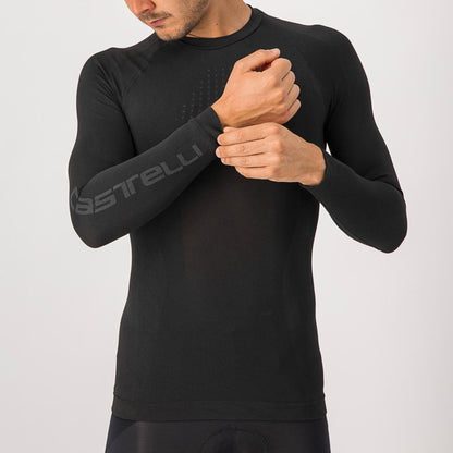 CASTELLI CORE SEAMLESS BASE LAYER LS BLACK