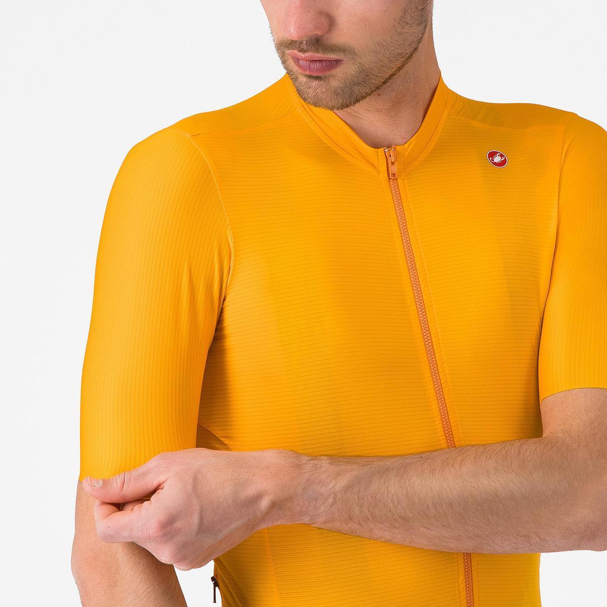 CASTELLI ESPRESSO JERSEY VIVID ORANGE/DARK GRAY
