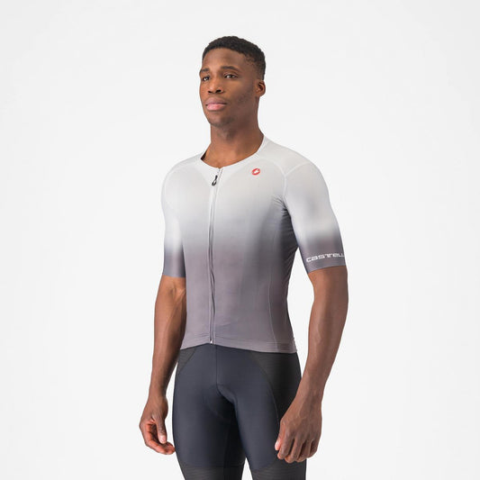 CASTELLI UPF JERSEY SILVER GRAY