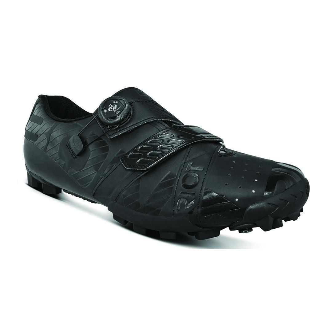 BONT RIOT MTB+ MATTE & GLOSS BLACK STANDARD FIT