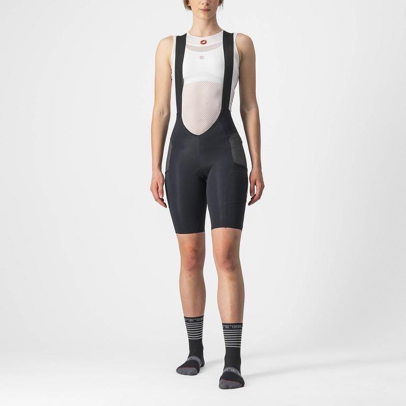 CASTELLI FREE UNLIMITED WOMENS BIBSHORT BLACK