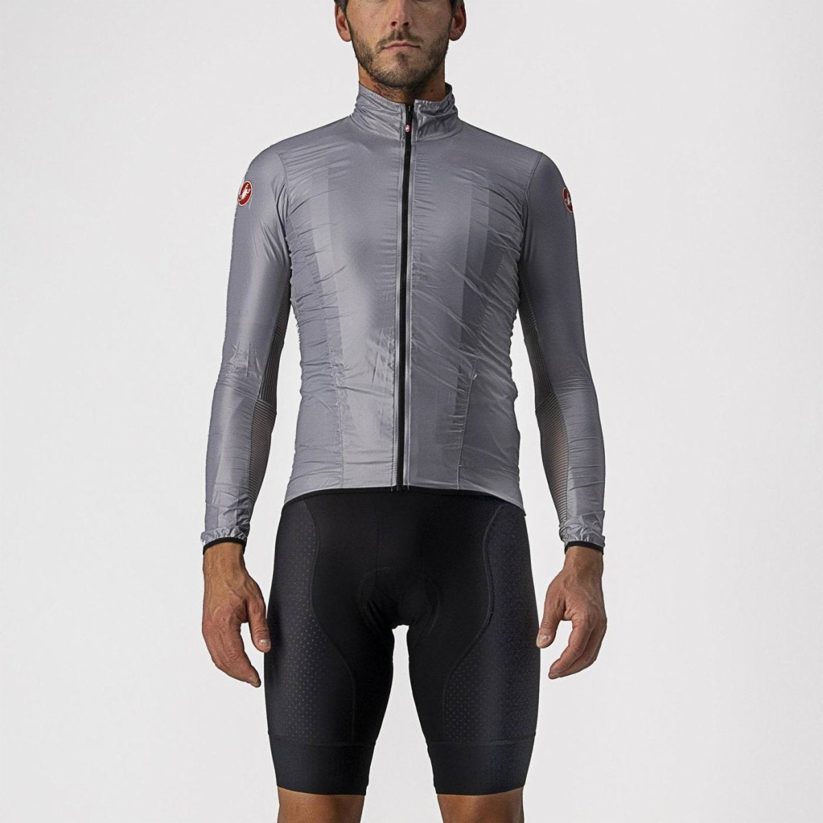 CASTELLI ARIA SHELL JACKET SILVER GRAY
