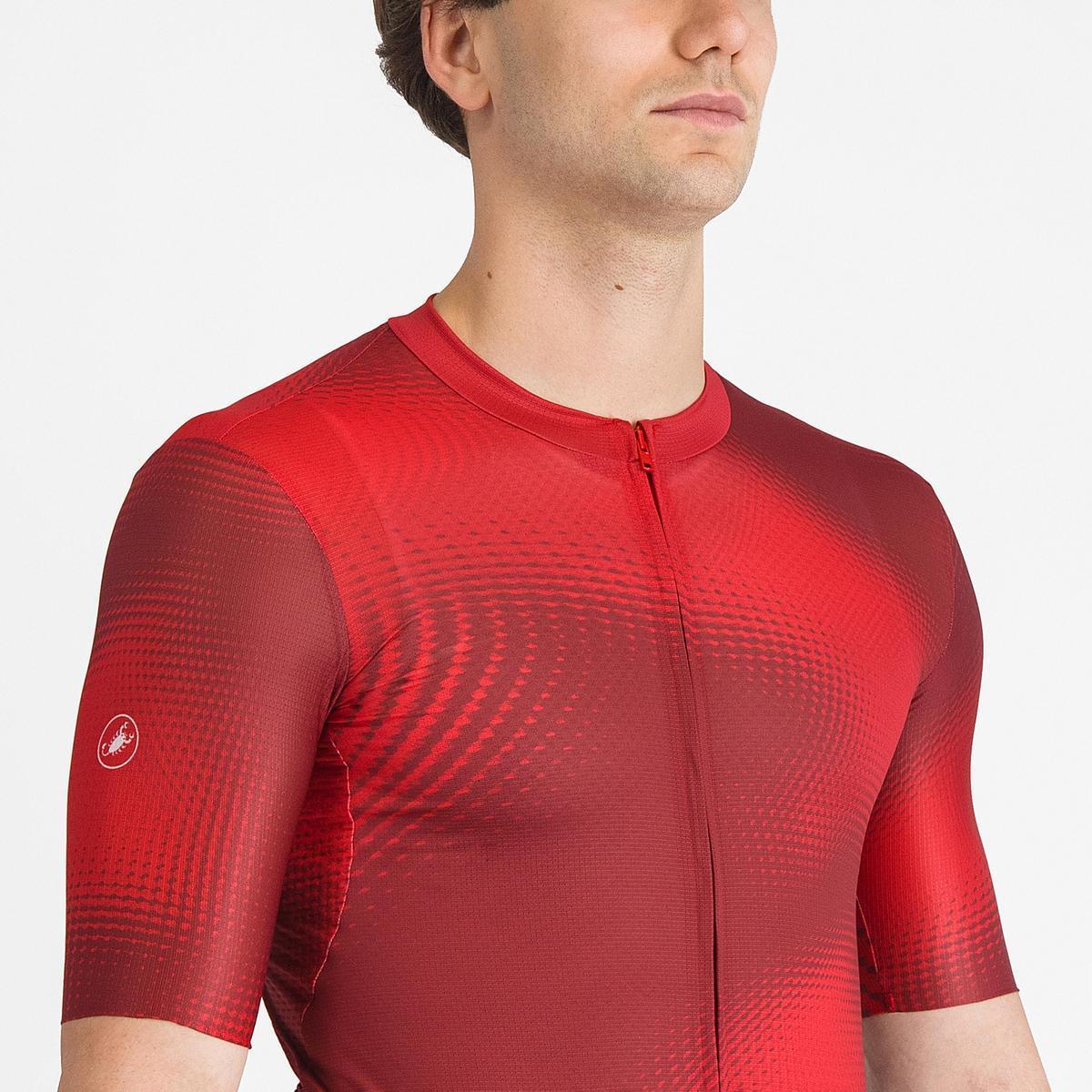 CASTELLI VORTICE JERSEY RED/RICH RED
