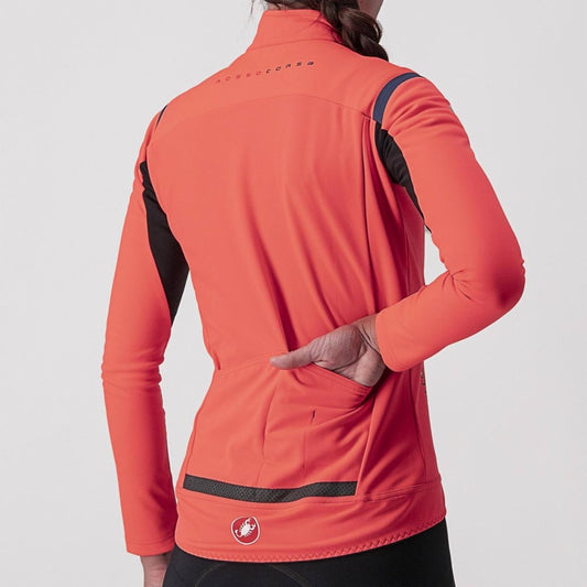 CASTELLI PERFETTO ROS WOMENS LONG SLEEVE BRILLIANT PINK