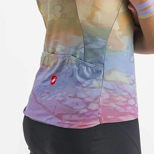 CASTELLI MARMO JERSEY MULTICOLOR VIOLET MIST