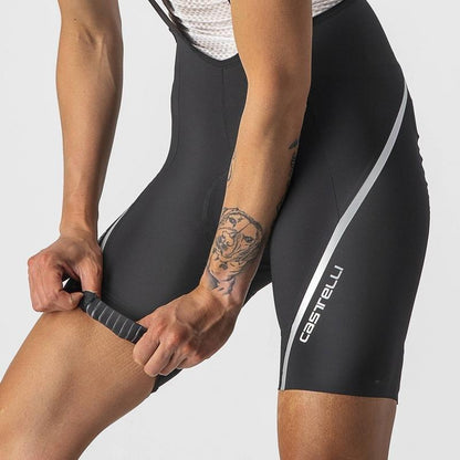CASTELLI VELOCISSIMA 3 BIBSHORT BLACK/SILVER