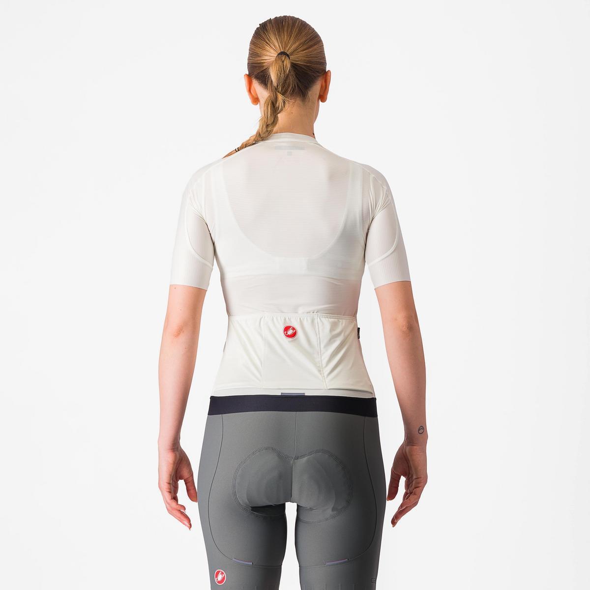 CASTELLI ESPRESSO  WOMENS JERSEY IVORY/DARK GRAY