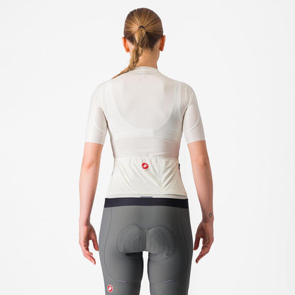 CASTELLI ESPRESSO  WOMENS JERSEY IVORY/DARK GRAY