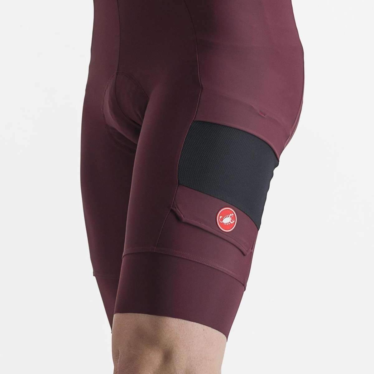 CASTELLI UNLIMITED CARGO BIBSHORT DEEP BORDEAUX