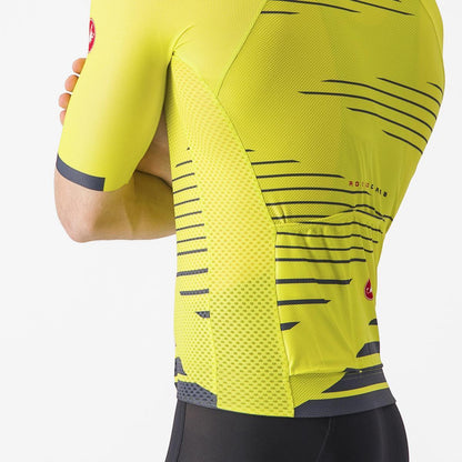 CASTELLI CLIMBER'S 4.0 JERSEY SULPHUR/TWILIGHT BLUE