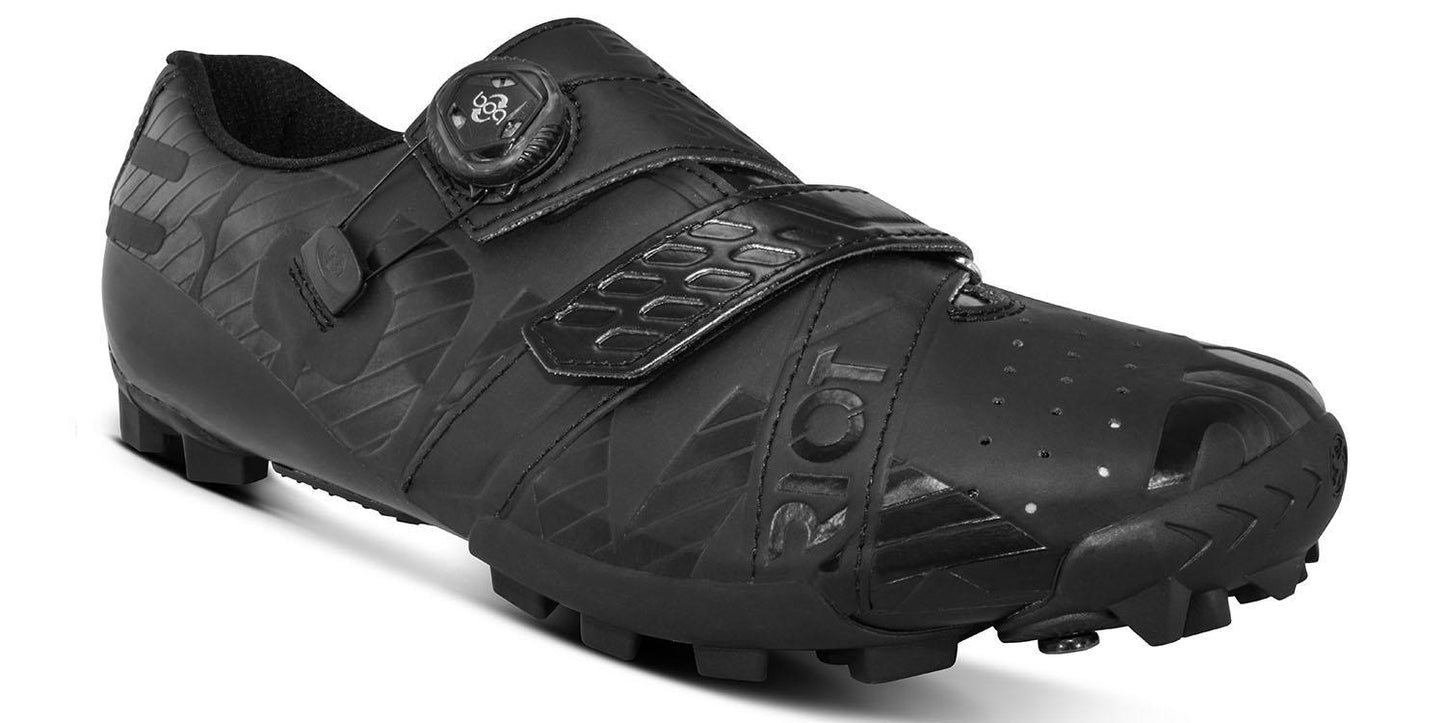 BONT RIOT MTB+ MATTE & GLOSS BLACK STANDARD FIT