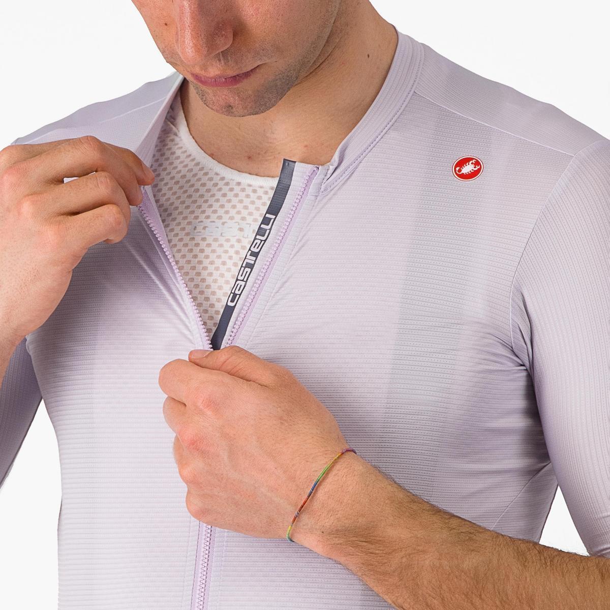 CASTELLI ESPRESSO JERSEY PURPLE MIST/DARK GRAY